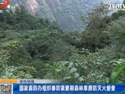 国家森防办组织春防紧要期森林草原防灭火督查