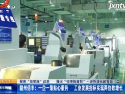 【聚焦“放管服”改革 曝光“怕慢假庸散”·逆势增长的背后（二）】赣州信丰：一企一策贴心服务 工业发展指标实现两位数增长
