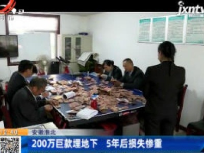 安徽淮北：200万巨款埋地下 5年后损失惨重