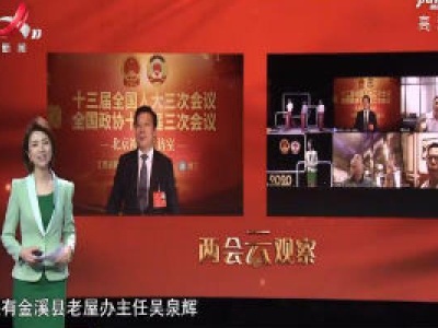 社会传真20200526 留得青山 赢得未来——全国两会特别节目《两会云观察》