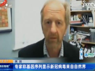 英国：专家称基因序列显示新冠病毒来自自然界