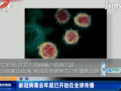 美国：新冠病毒2019年底已开始在全球传播