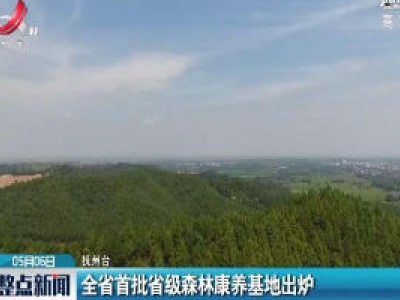 抚州：全省首批省级森林康养基地出炉