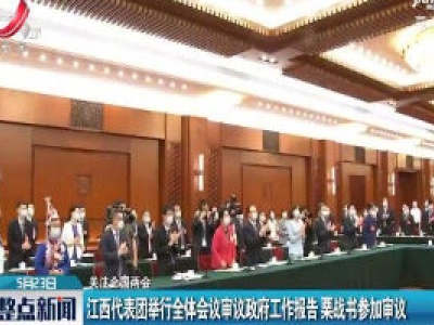 关注全国两会：江西代表团举行全体会议审议政府工作报告 栗战书参加审议
