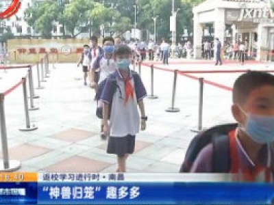 【返校学习进行时】南昌：“神兽归笼”趣多多