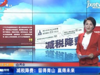 【@两会】减税降费：留得青山 赢得未来