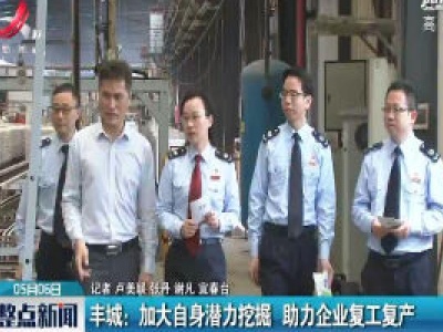 丰城：加大自身潜力挖掘 助力企业复工复产