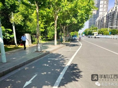 南昌泊位新增停车引导指示箭头