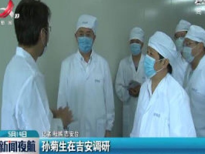孙菊生在吉安调研