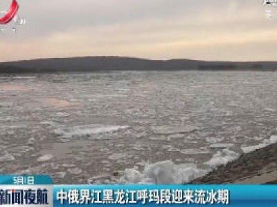中俄界江黑龙江呼玛段迎来流冰期