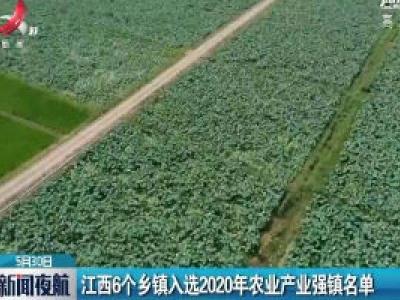 江西6个乡镇入选2020年农业产业强镇名单