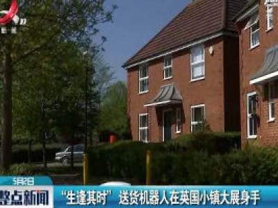 “生逢其时” 送货机器人在英国小镇大展身手