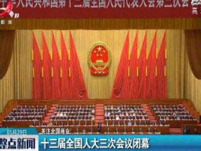 【关注全国两会】十三届全国人大三次会议闭幕