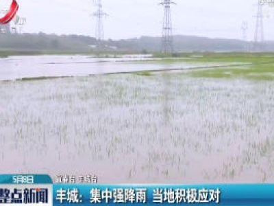 丰城：集中强降雨 当地积极应对