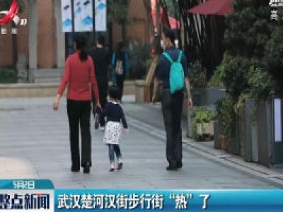 武汉楚河汉街步行街“热”了
