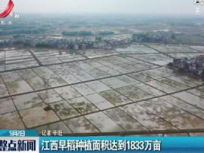 江西早稻种植面积达到1833万亩