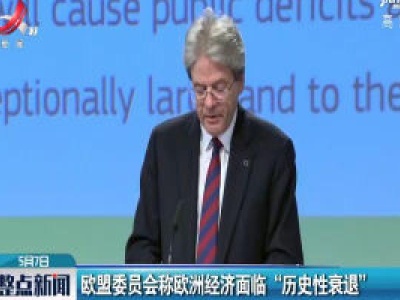 欧盟委员会称欧洲经济面临“历史性衰退”