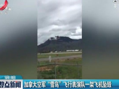 加拿大空军“雪鸟”飞行表演队一架飞机坠毁