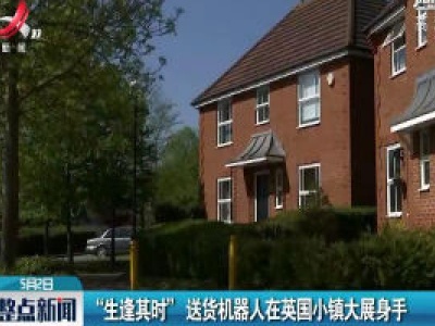 “生逢其时” 送货机器人在英国小镇大展身手