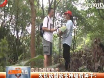 南昌新建区石岗：农机站副站长推销假种子？