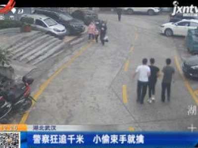 湖北武汉：警察狂追千米 小偷束手就擒