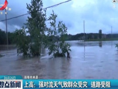 【强降雨来袭】上高：强对流天气致群众受灾 道路受阻