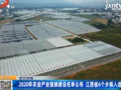 2020年农业产业强镇建设名单公布 江西省6个乡镇入选