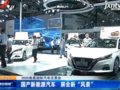 【2020南昌国际汽车交易会】国产新能源汽车 展会新“风景”