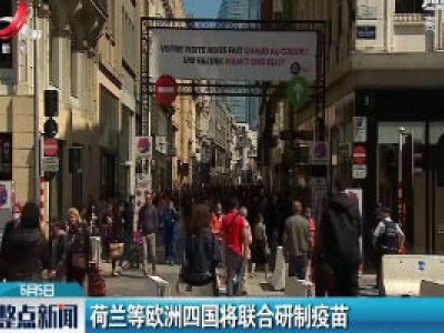 荷兰等欧洲四国将联合研制疫苗