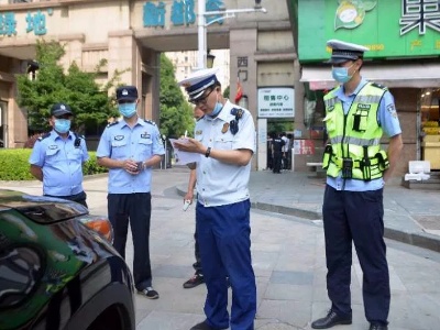 占用消防通道 南昌消防交警联合开出了这张单子