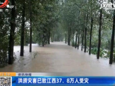 洪涝灾害已致江西37.8万人受灾