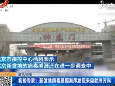 疾控专家：新发地病毒基因测序发现来自欧洲方向