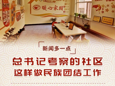 新闻多一点 | 总书记考察的社区这样做民族团结工作