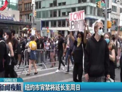 纽约市宵禁将延长至周日