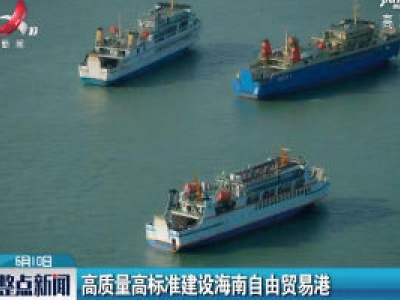 高质量高标准建设海南自由贸易港