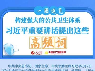  一图速览 构建强大的公共卫生体系 习近平重要讲话提出这些高频词