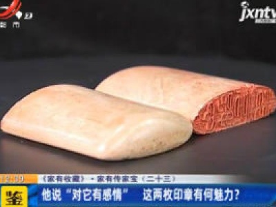 【《家有收藏》·家有传家宝（二十三）】他说“对它有感情” 这两枚印章有何魅力？