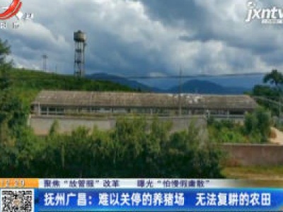 【聚焦“放管服”改革 曝光“怕慢假庸散”】抚州广昌：难以关停的养猪场 无法复耕的农田