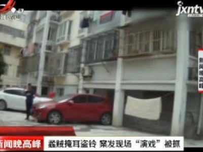江苏：蟊贼掩耳盗铃 案发现场“演戏”被抓