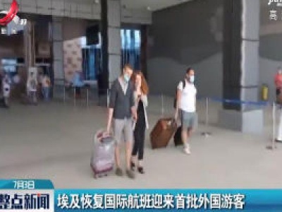 埃及恢复国际航班迎来首批外国游客