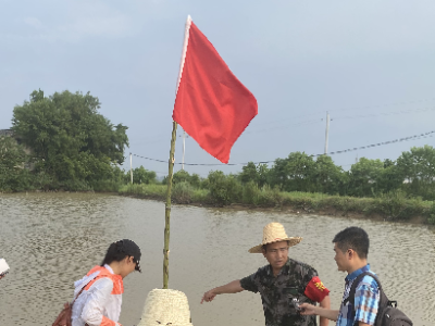 余干县信瑞联圩东塘段及时处置六个泡泉群 成功排除险情