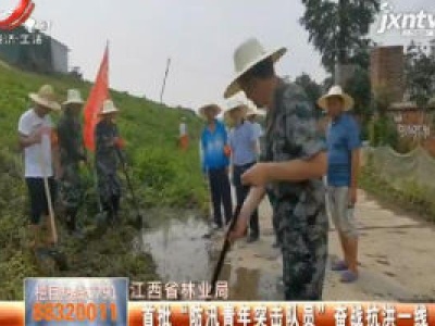 江西省林业局：首批“防汛青年突击队员”奋战抗洪一线