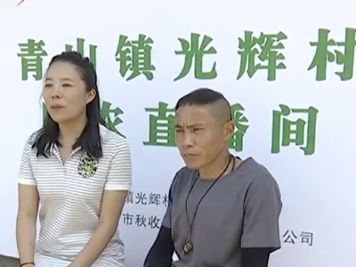 青山镇光辉村：第一书记“站台”直播带货助农