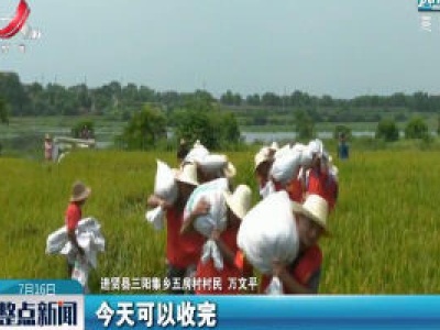 【行动起来 防汛抗洪】进贤县：党员突击队帮助受灾农民抢收早稻