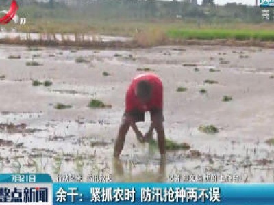 【行动起来 防汛救灾】余干：紧抓农时 防汛抢种两不误