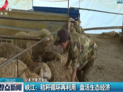 峡江：秸秆循环再利用 盘活生态经济