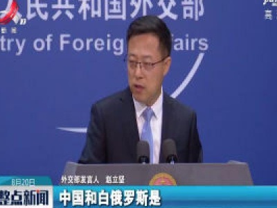 外交部：相信白俄罗斯能够通过自己的努力保持政局稳定和社会安宁