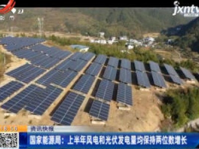 国家能源局：2020年上半年风电和光伏发电量均保持两位数增长