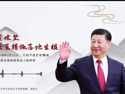 【每日一习话】推动脱贫攻坚各项政策措施落地生根
