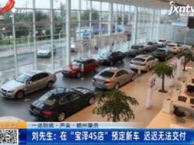 【一追到底·声音】赣州章贡·刘先生：在“宝泽4S店”预定新车 迟迟无法交付
